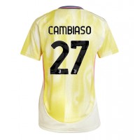 Maglie da calcio Juventus Andrea Cambiaso #27 Seconda Maglia Femminile 2024-25 Manica Corta